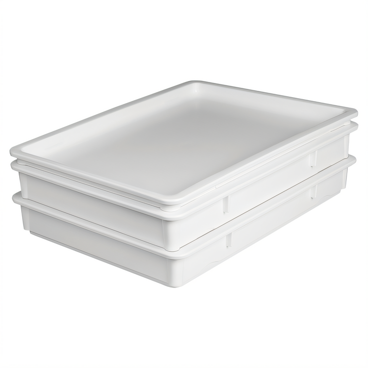 Product image #2 for Winco Rectangular Polypropylene Dough Box Cover for PL-3N and PL-6N