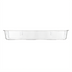 Thumbnail image #2 for Displayware Modular Half Long Wavy Edge Food Pan, 4.45 Qt, Clear Polycarbonate