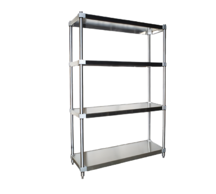 Product image #2 for Eagle Group Quik-Set 36"W x 24"D Louvered Solid Shelf, 304 Stainless Steel