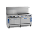 Thumbnail image #1 for Imperial Pro Series 72-Inch Gas Restaurant Range with 12 Open Burners and 2 Standard Ovens