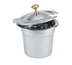 Thumbnail image #2 for Miramar Chrome Knob Hinged Cover for 7 Qt Soup Inset, 18-8 High-Polished Stainless Steel