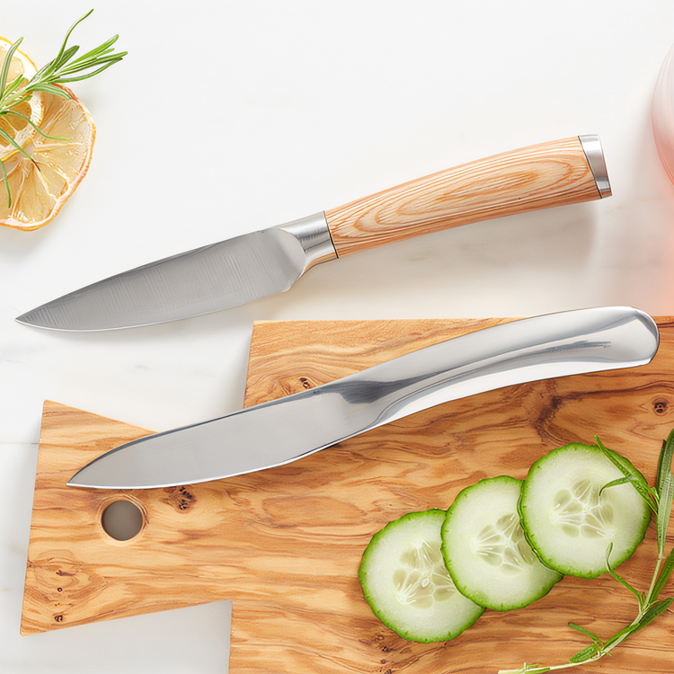 Product image #2 for American Metalcraft Forged Wood Handle Paring Knife with 3-1/2-Inch Stainless Steel Blade