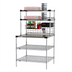 Thumbnail image #2 for 304 Stainless Steel Countertop Prep Workstation with Overhead Heated Shelves, 36 x 30.75 Inches, 120V