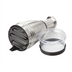 Thumbnail image #2 for Winco 3-Inch Round 18/8 Stainless Steel Food Chopper with Rotating Zigzag Blade