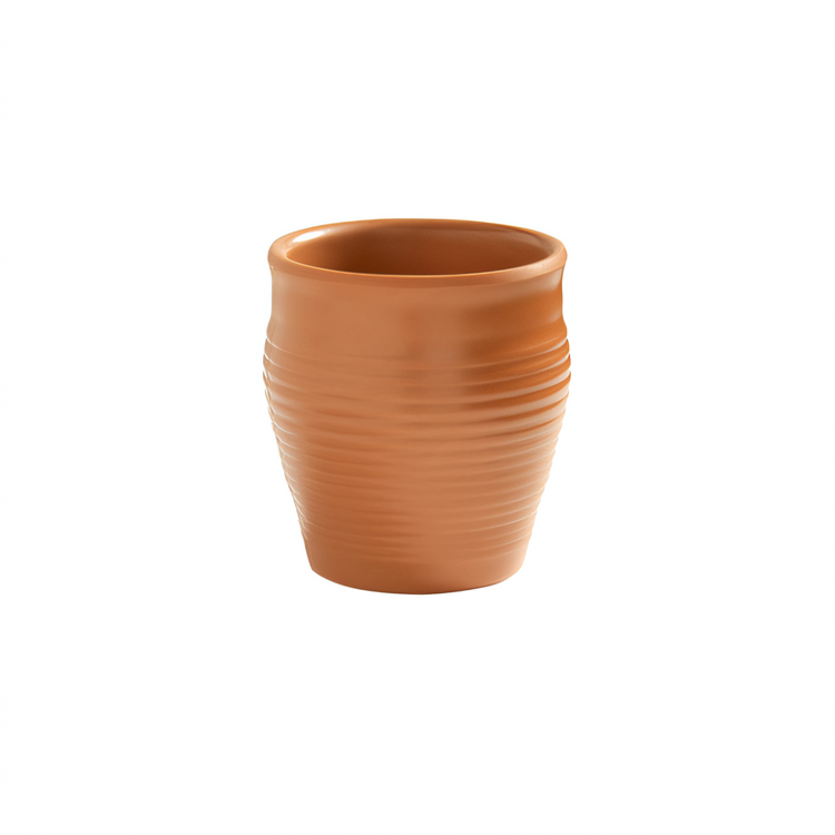 Product image #2 for American Metalcraft Marra Collection 6 oz Round Melamine Pot, Terracotta