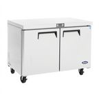 Thumbnail image #2 for Atosa 36-5/16 Inch Two-Section Undercounter Reach-In Refrigerator