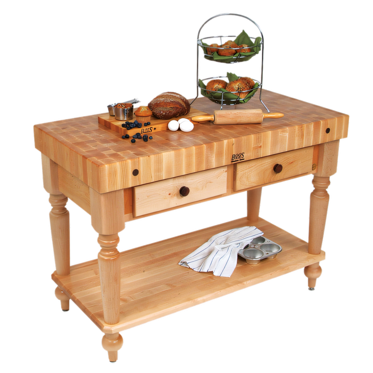 Product image #2 for John Boos CUCR04-SHF Cucina Rustica Cutting Boards & Butcher Blocks