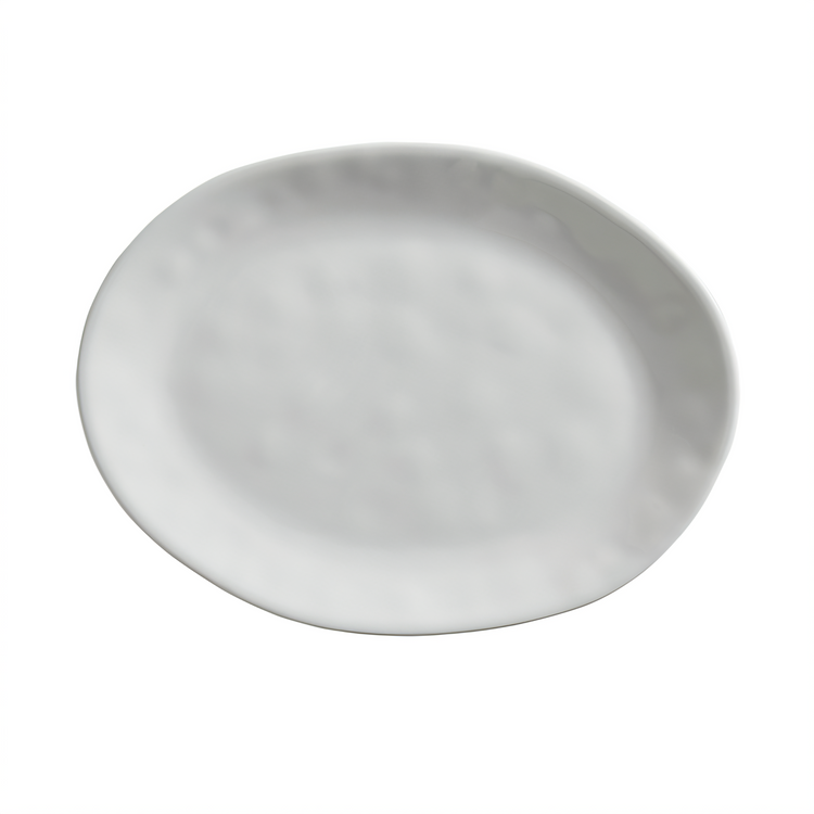 Product image #2 for American Metalcraft Crave Collection Cloud Oval Break-Resistant Melamine Serving Platter, 12 x 9 Inch