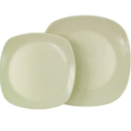 Thumbnail image #2 for Crestware Dover White CMSQ8 Square Ceramic Plate, 8", Narrow Rim, White Case of 2