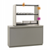 Thumbnail image #2 for Metro2Go Open Grab & Go Hot Station with 2 Individually Controlled Stainless Steel Shelves, Pass-Thru, 120V