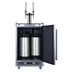 Thumbnail image #2 for Summit Commercial 24-Inch Dual Tap Nitro-Infused Cold Brew Coffee Dispenser, Indoor/Outdoor, Built-In or Freestanding, 5.6 Cu. Ft.