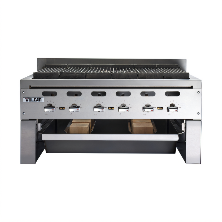 Product image #2 for Vulcan Achiever Wood Assist Smoker Base for VACB Gas Charbroilers, 62-1/8 Inch Wide