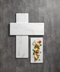 Thumbnail image #2 for American Metalcraft White Marble Melamine Rectangular Serving Board, 24 x 8.75 Inches