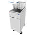 Thumbnail image #2 for CookRite 40 lb Natural Gas Floor Fryer with 3 Burners