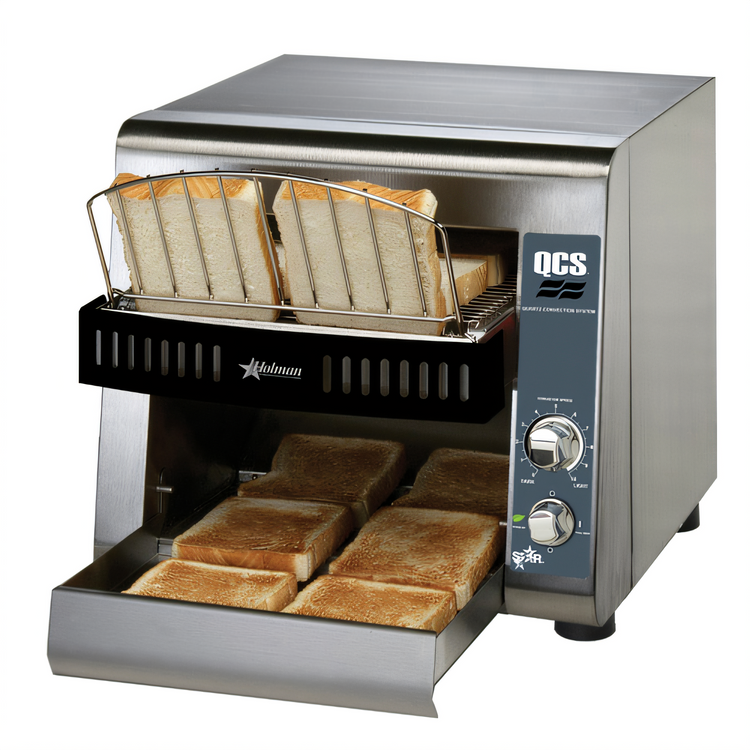 Product image #2 for Holman QCS1-350 Compact Horizontal Conveyor Toaster, 1-1/2 Inch Opening, 350 Slices/Hour, 120V
