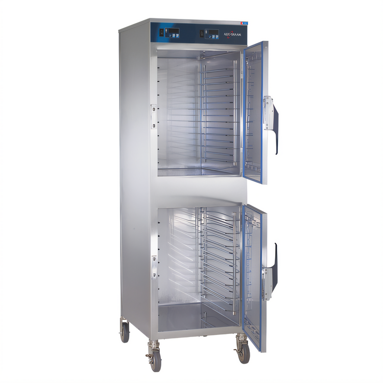 Product image #2 for Alto-Shaam 1000-UP Halo Heat Mobile Double-Compartment Heated Holding Cabinet