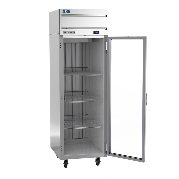 Product image #2 for Beverage-Air Cross Temp® 1-Section Convertible Reach-In Refrigerator/Freezer with Glass Door, Top-Mount Self-Contained, 23.1 Cu. Ft.