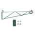 Thumbnail image #2 for Olympic Wall-Mounted Wire Shelf Kit, 18 x 36 Inch Shelf with 2 Wall Brackets, Green-Guard Epoxy Finish
