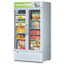 Thumbnail image #2 for Turbo Air Super Deluxe Two-Section Self-Contained Glass Door Merchandiser Freezer, 28.44 Cu. Ft., Bottom-Mount Compressor, 115V