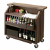 Thumbnail image #2 for Cambro Cambar 54-Inch Portable Beverage Bar with 80 lb Ice Sink, 5-Bottle Speed Rail, Vinyl Cover, Granite Sand