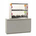 Thumbnail image #2 for Metro2Go 2-Shelf Grab & Go Countertop Hot Station with Sliding Polycarbonate Doors