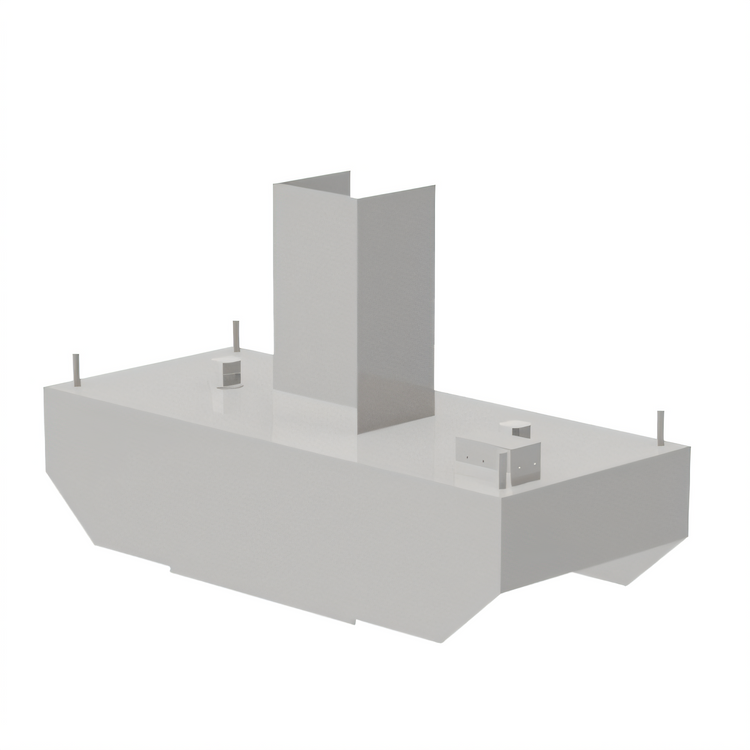 Product image #2 for Avtec SimpleSpec Type I/II Island Conveyor Pizza Oven Hood for 32-Inch Baking Chambers, 90 x 32 x 24 Inches