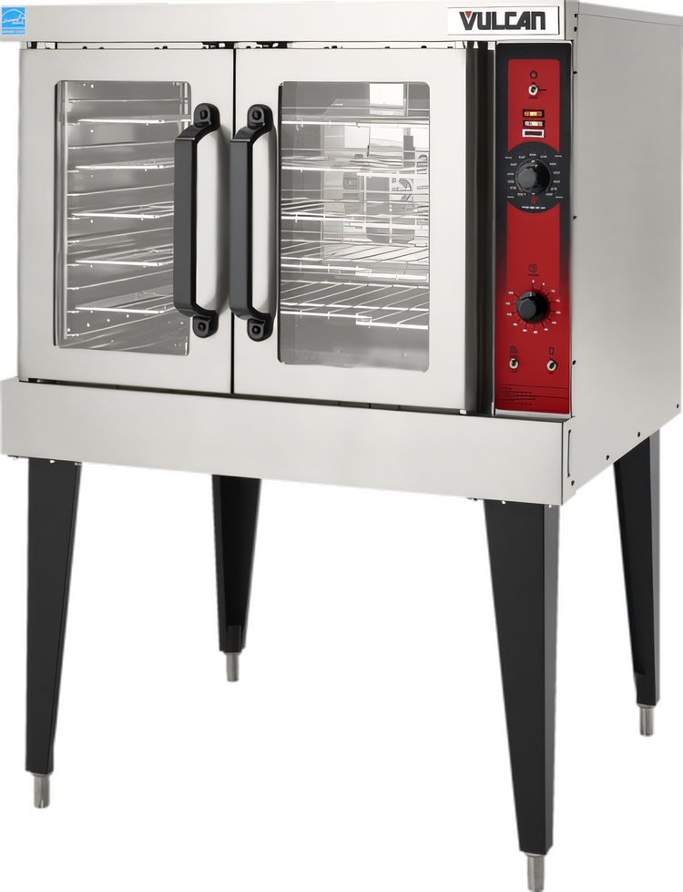 Product image #2 for Vulcan VC6GD Single-Deck Gas Convection Oven, Bakery Depth, 5-Pan Capacity