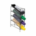 Thumbnail image #2 for Dispense-Rite WR-CT-4 4-Section Adjustable Countertop Vertical Wire Cup Dispenser Rack