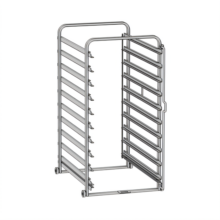 Product image #2 for RATIONAL Mobile Oven Rack for 10-Half-Size Pro/Classic Combi Ovens, 10-Pan Capacity