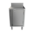 Thumbnail image #2 for BK Resources UBC-21-F18HL Stainless Steel Underbar Cabinet with Locking Hinged Door, Flat Top, 18 x 21 Inches