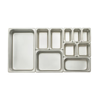Winco 1/6 Size 6-Inch Deep Straight-Sided Steam Table Pan