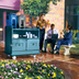 Thumbnail image #2 for Cambro Flat Top Beverage Service Cart with 2 Insulated Compartments and Solid Undershelf, 44.5 x 30 x 44 Inches