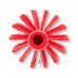 Thumbnail image #2 for Sparta® 4-Inch Pipe & Valve Brush with Threaded Hole, Polyester Bristles