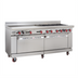 Thumbnail image #2 for American Range 72-Inch Gas Restaurant Range with 36-Inch Griddle, 6 Open Burners, and 2 Standard Ovens