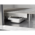 Thumbnail image #2 for FWE P-Series Mobile Heated Banquet Cart for 96-120 Covered Plates, Single Door, Stainless Steel
