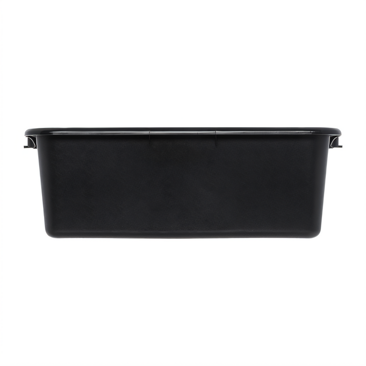 Product image #2 for Comfort Curve Black High-Density Polyethylene Stackable Tote Box, 20 x 15 x 7 Inches