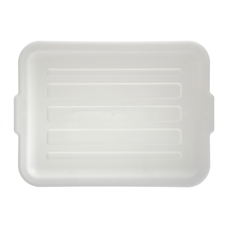 Product image #2 for Comfort Curve Universal Bus Tub Lid for N44010/N44011 Tote Boxes, White Polypropylene