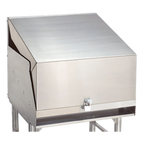 Thumbnail image #2 for Advance Tabco LD-2118 Freestanding 5-Step Stainless Steel Liquor Bottle Display, 18"W x 26"D x 33"H