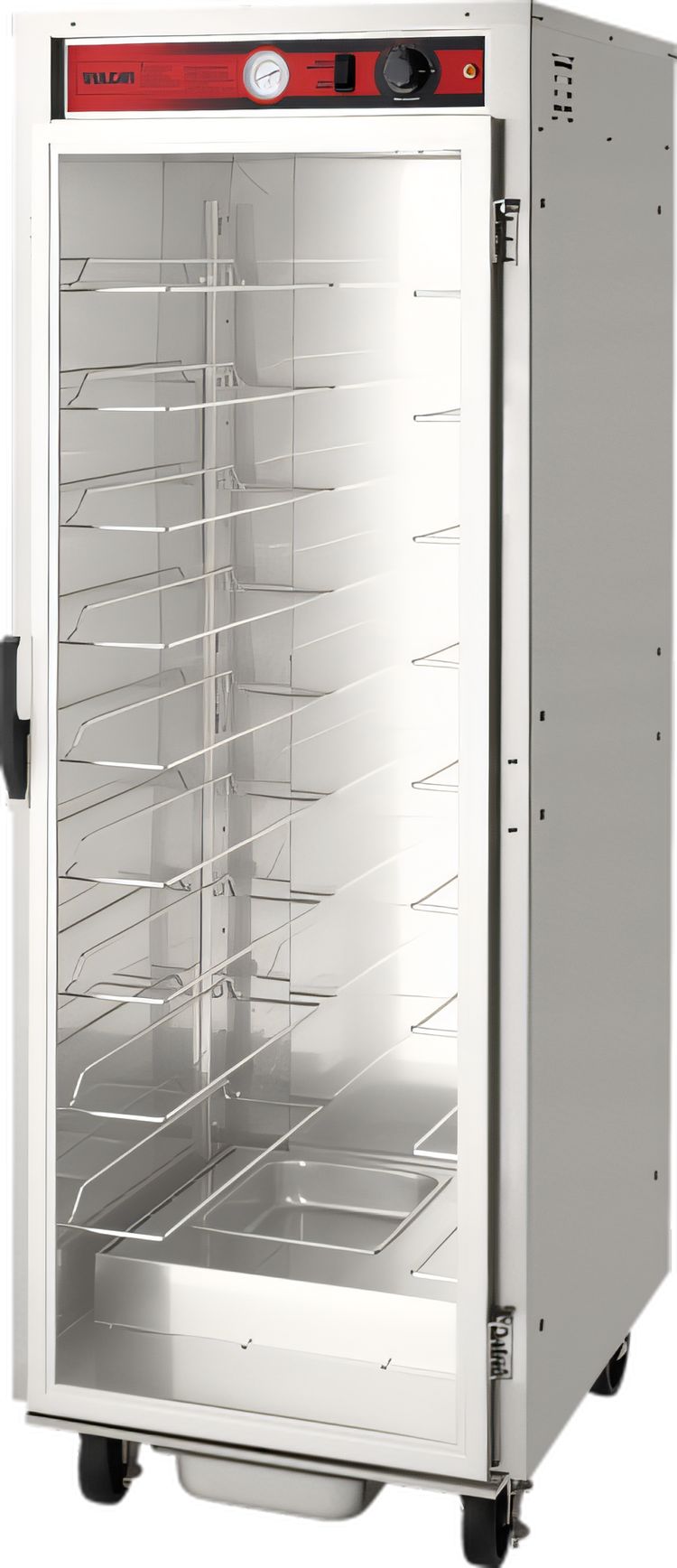 Product image #2 for Vulcan 18-Pan Mobile Non-Insulated Heated Holding and Proofing Cabinet with Glass Door, Stainless Steel, 120V