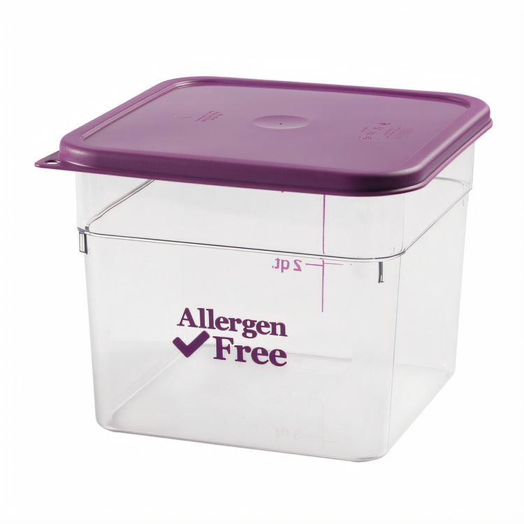 Product image #2 for Cambro 6SFSCW441 CamSquare® Commercial Food Storage Containers Case of 6