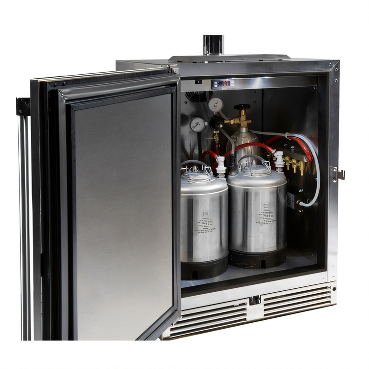 Product image #2 for Perlick Nitro Dispensing Kit — Single-Infuser Kit with 6-Way Distributor, Hoses & Regulator Assembly