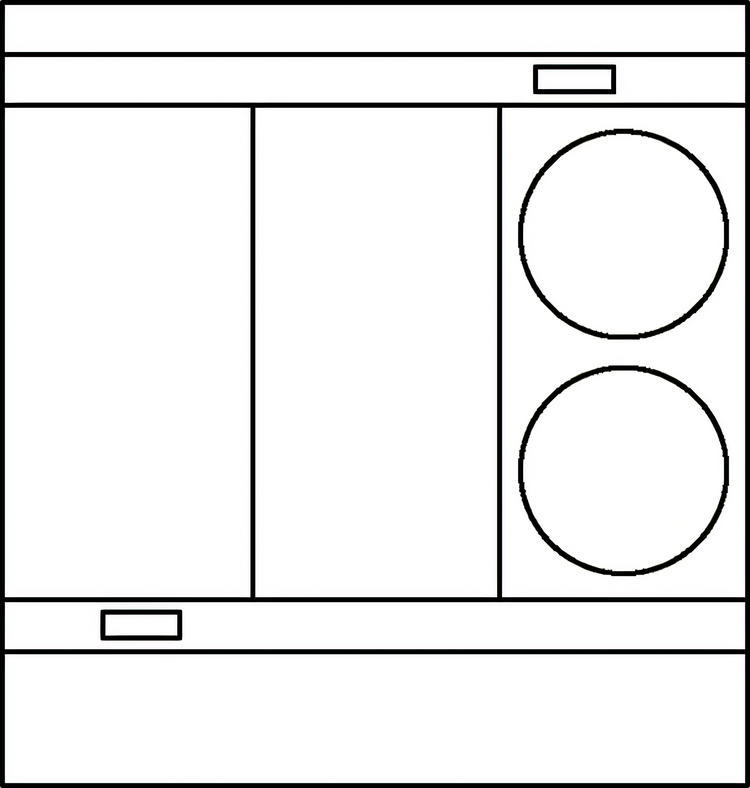 Product image #2 for Lang 36 Inch Electric Heavy Duty Range with Standard Oven Base, 2 Hot Tops, and 2 French Plates