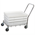 Thumbnail image #2 for Winco Rectangular Stackable Polypropylene Dough Box, 25-1/2 x 17-1/2 x 6 Inch, White