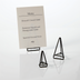 Thumbnail image #2 for American Metalcraft Geometric Black Metal Menu Card Holder, 2-Inch Height
