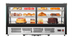 Thumbnail image #2 for Migali Competitor Series 48-Inch Countertop Full-Service Refrigerated Display Case with Sliding Glass Doors