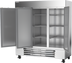 Thumbnail image #2 for Beverage-Air Horizon Series Dual-Temperature Three-Section Reach-In Refrigerator/Freezer with Solid Doors, 75-Inch Wide