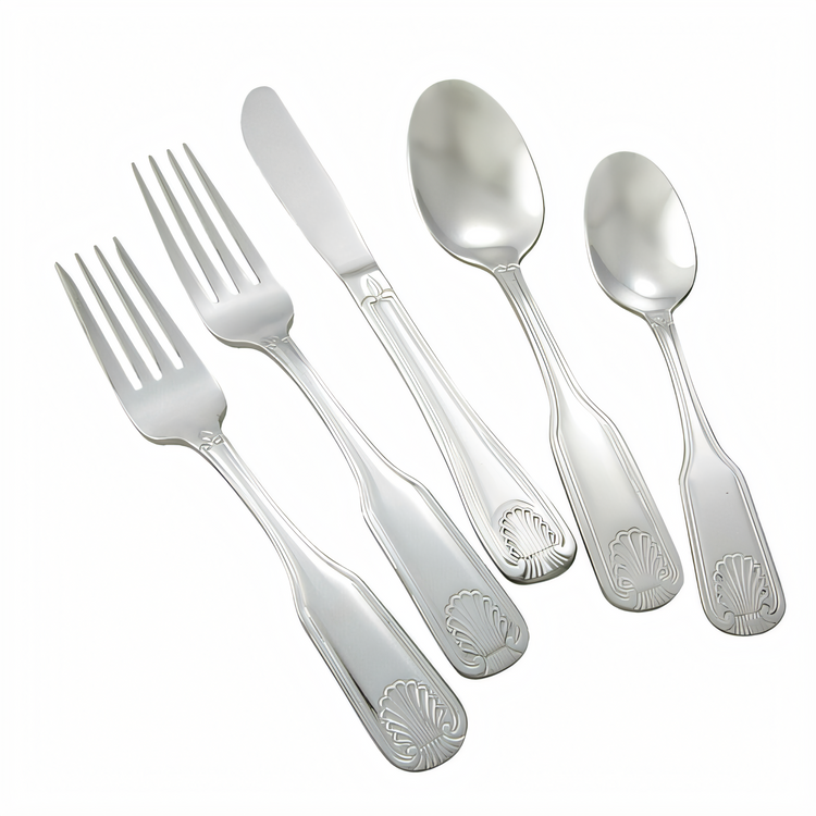 Product image #2 for Winco Toulouse 7-5/8-Inch Dinner Fork, 18/0 Stainless Steel, Extra Heavyweight, Mirror Finish