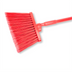 Thumbnail image #2 for Carlisle Sparta Duo-Sweep Angle Lobby Broom with 56-Inch Handle, Flagged Polyester Bristles, Red