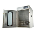Thumbnail image #2 for Omcan 47557 16-Tray Single-Zone Stainless Steel Commercial Food Dehydrator with Digital Touchscreen Control