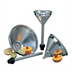 Thumbnail image #2 for American Metalcraft 1-Pint Spun Aluminum Bar Strainer/Funnel